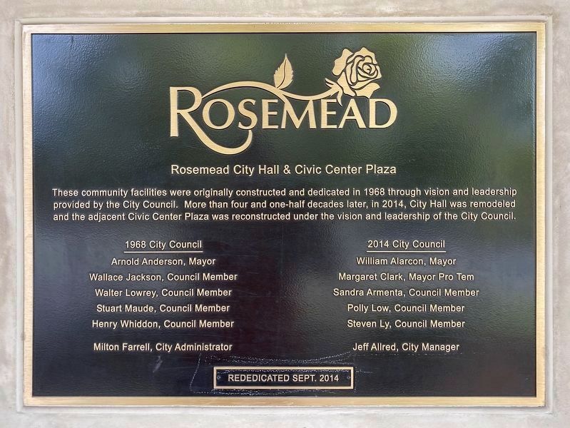 Rosemead City Hall image. Click for full size.