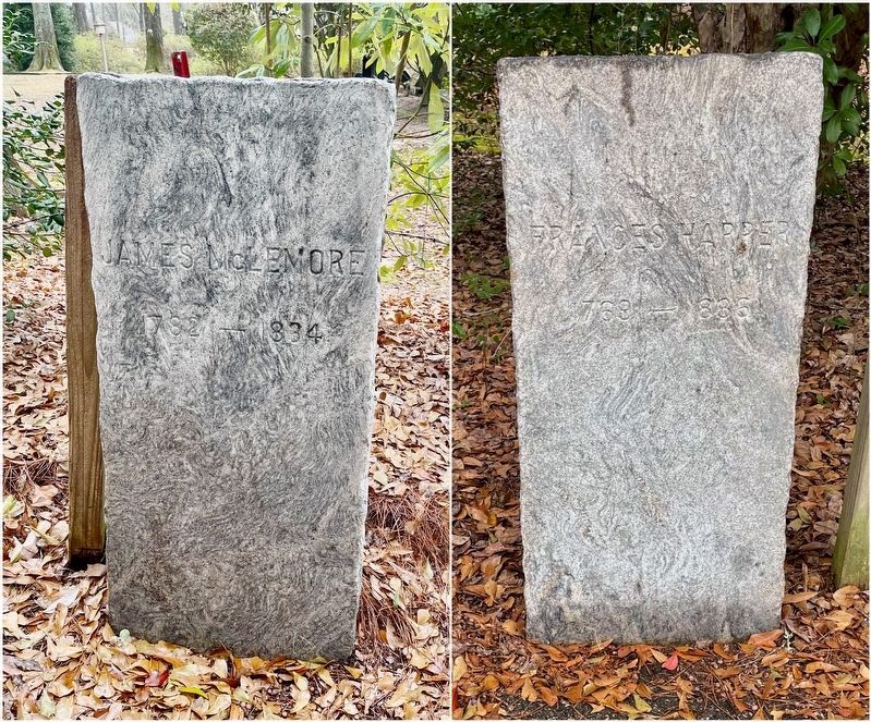 Grave Markers for James & Frances Harper McLemore image. Click for full size.