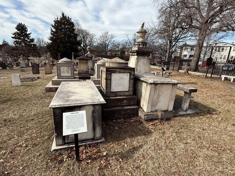Tobias Lear Marker and Grave Site image. Click for full size.