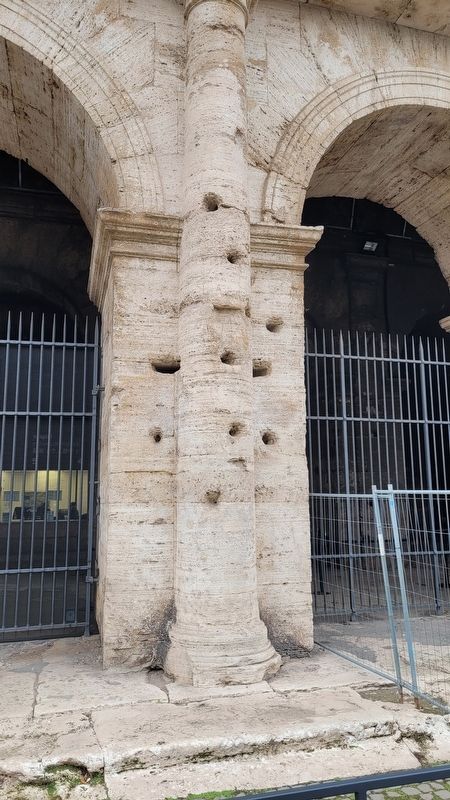 Closeup up of the "Holes" of the Colosseum image. Click for full size.