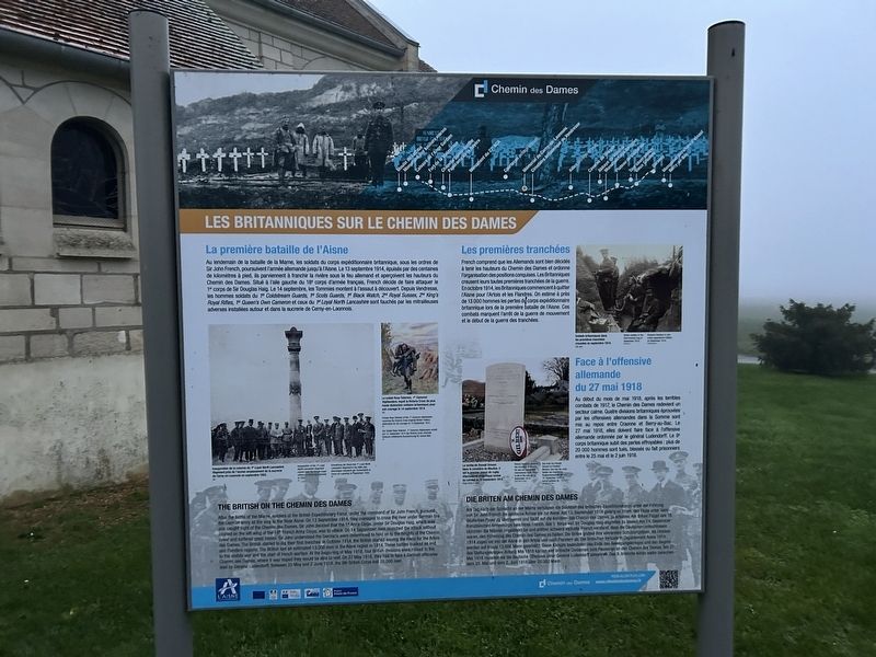 Les Britanniques Sur Le Chemin des Dames Marker image. Click for full size.