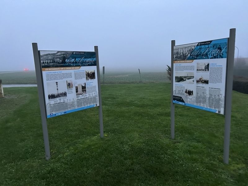 Les Britanniques Sur Le Chemin des Dames Marker image. Click for full size.