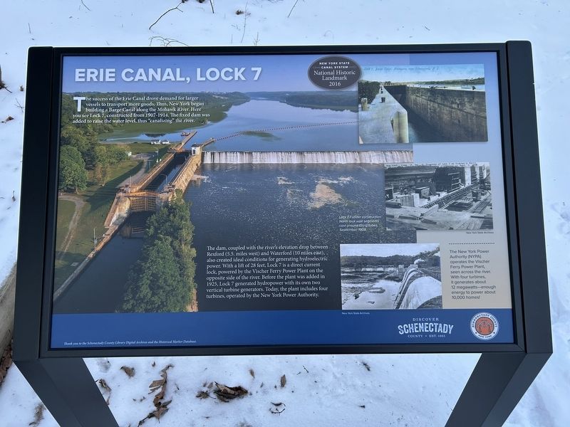 Erie Canal, Lock 7 Marker. Click for full size. Erie Canal, Lock 7 Marker image. Click for full size.