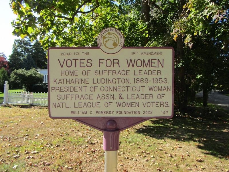 Votes For Women Marker. Click for full size. Votes For Women Marker image. Click for full size.