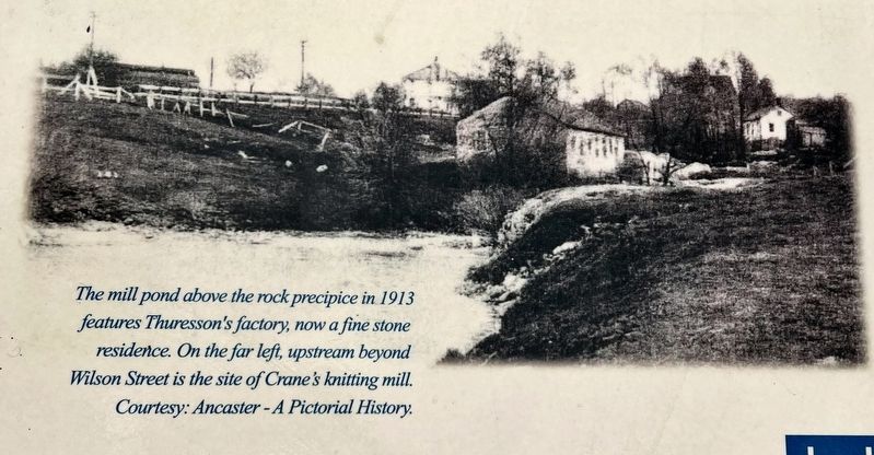 Mills of Ancaster marker photo and caption detail image. Click for full size.