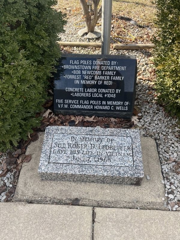 In Memory of SGT. Roger Ledbetter Marker image. Click for full size.