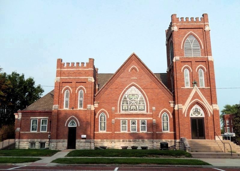 First Presbyterian Church (<i>west elevation</i>). Click for full size. First Presbyterian Church (<i>west elevation</i>) image. Click for full size.