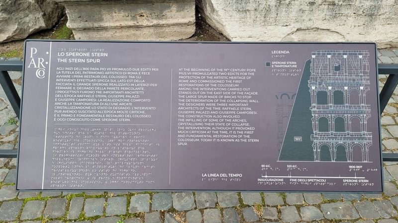 Lo Sperone Stern / The Stern Spur Marker image. Click for full size.