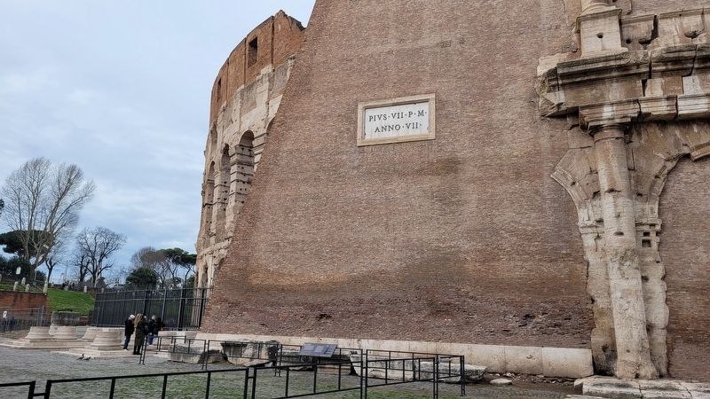 The view of the Stern Spur and Marker along the perimeter of the Colosseum image. Click for full size.