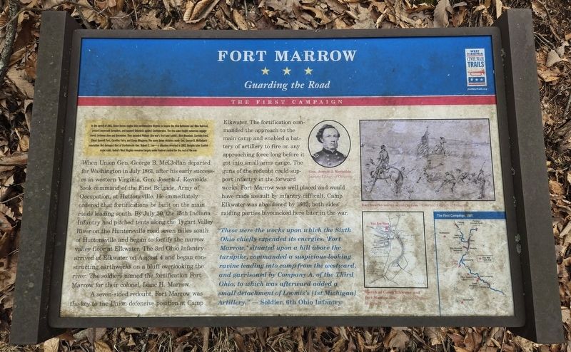 Fort Marrow Marker image. Click for full size.