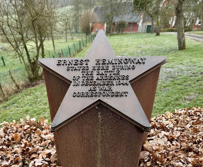 Ernest Hemingway Marker image. Click for full size.