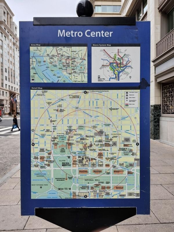 Discover DC / Metro Center Marker Reverse image. Click for full size.