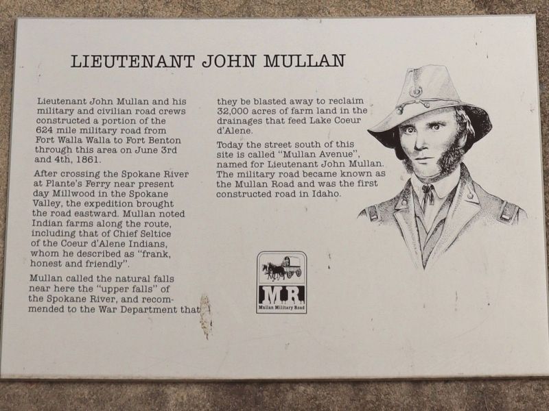 Lieutenant John Mullan Marker image. Click for full size.