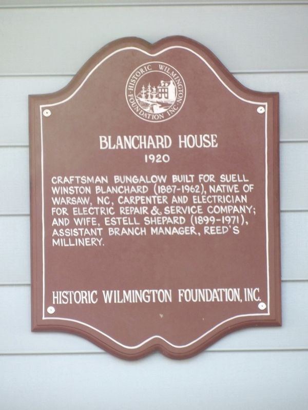 Blanchard House Marker image. Click for full size.