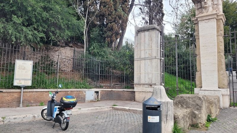 The view of the Monti Marker at the gate. Click for full size. The view of the Monti Marker at the gate image. Click for full size.
