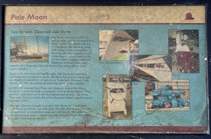 Pale Moon Marker. Click for full size. Pale Moon Marker image. Click for full size.