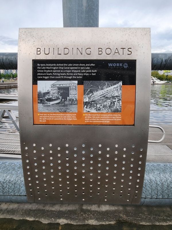 Building Boats Marker. Click for full size. Building Boats Marker image. Click for full size.