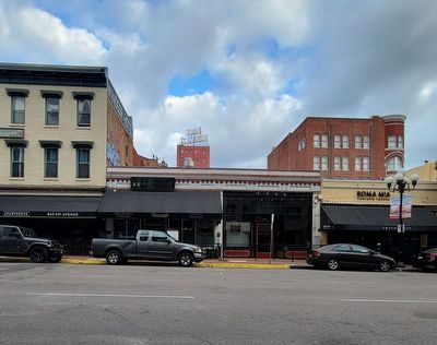 Panama Cafe and Marker image. Click for full size.