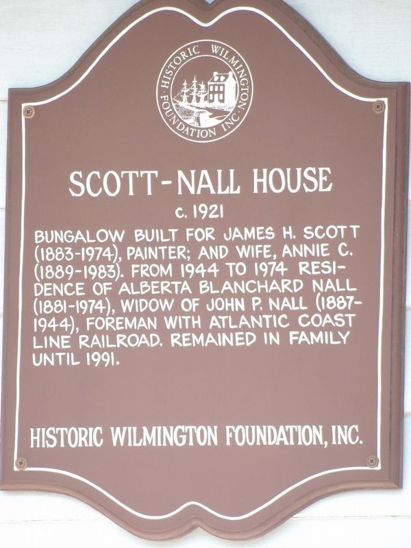 Scott-Nall House Marker. Click for full size. Scott-Nall House Marker image. Click for full size.