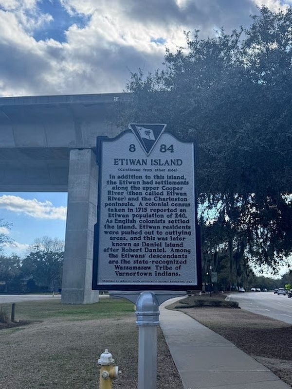 Etiwan Island Marker Reverse. Click for full size. Etiwan Island Marker Reverse image. Click for full size.