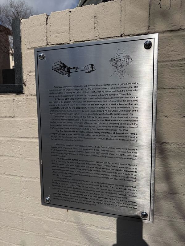 Alberto Santos-Dumont Marker. Click for full size. Alberto Santos-Dumont Marker image. Click for full size.
