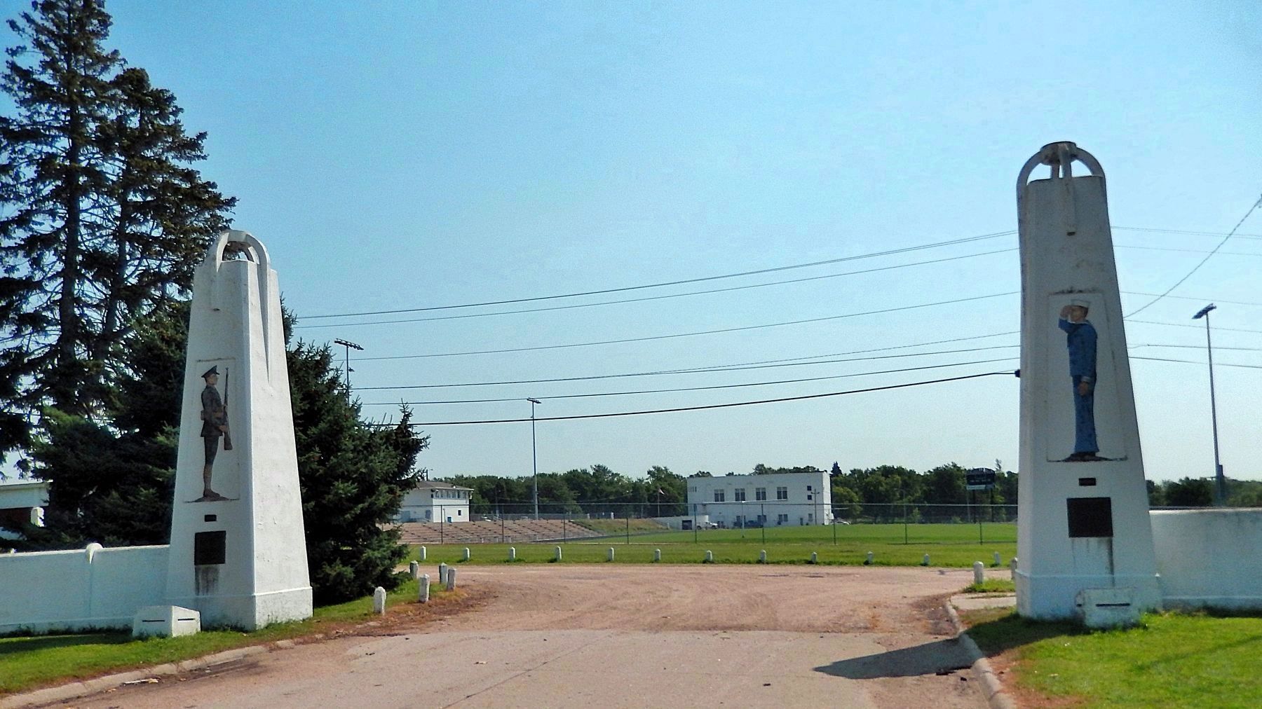 Memorial Field Gate. Click for full size. Memorial Field Gate image. Click for full size.