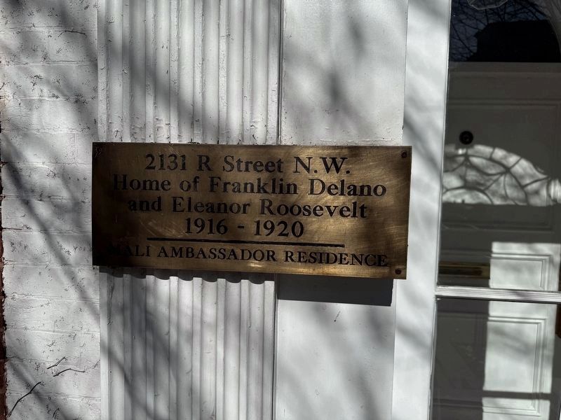 2131 R Street N.W. Marker image. Click for full size.