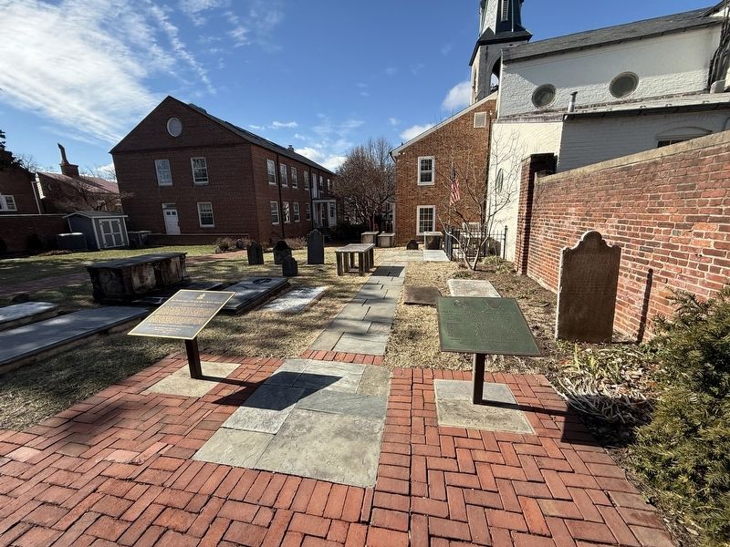 Old Presbyterian Meeting House Burial Ground Marker image. Click for full size.