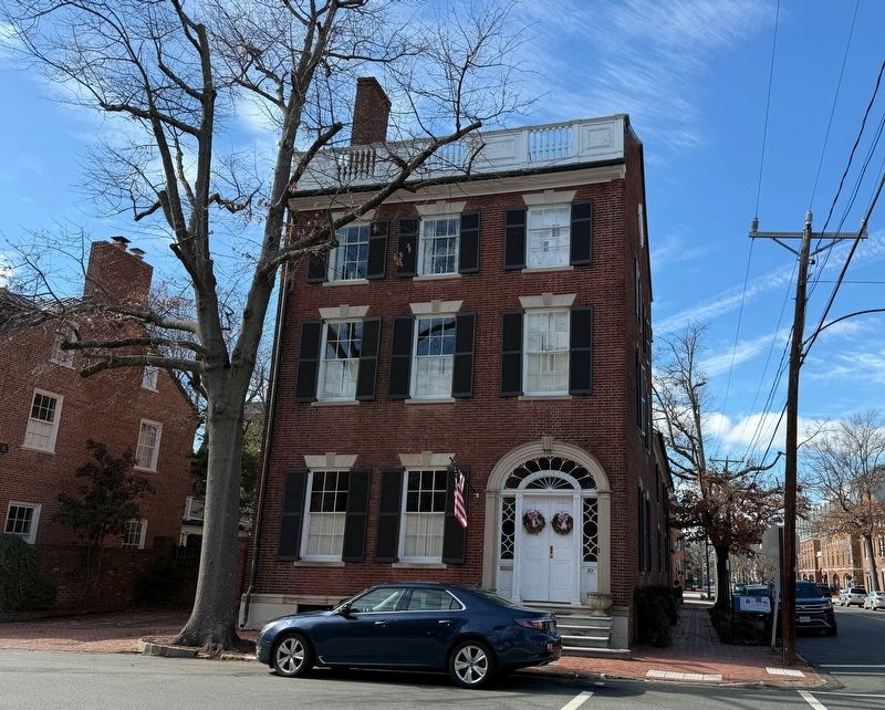 Lafayette in Alexandria Marker to the right of the Lafayette House at 301 South St. Asaph Street. Click for full size. Lafayette in Alexandria Marker to the right of the Lafayette House at 301 South St. Asaph Street image. Click for full size.
