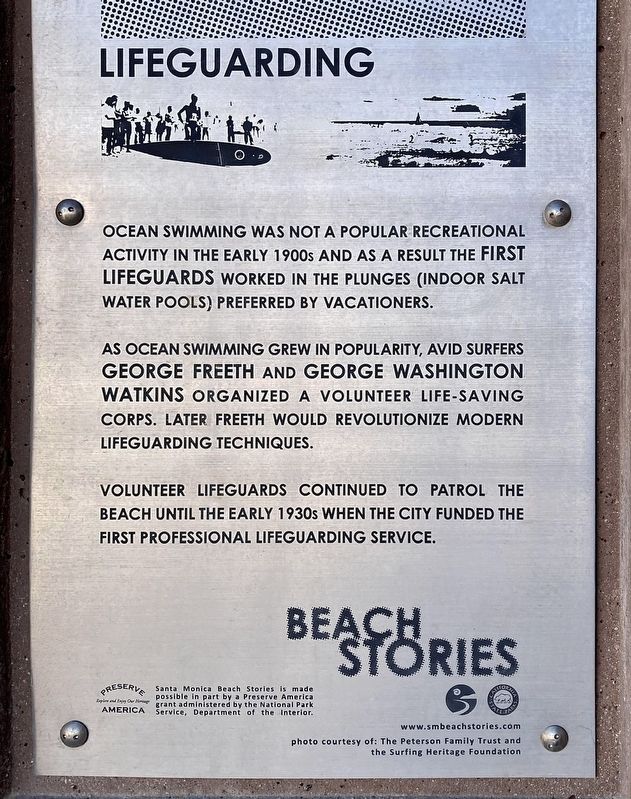 Lifeguarding Marker image. Click for full size.