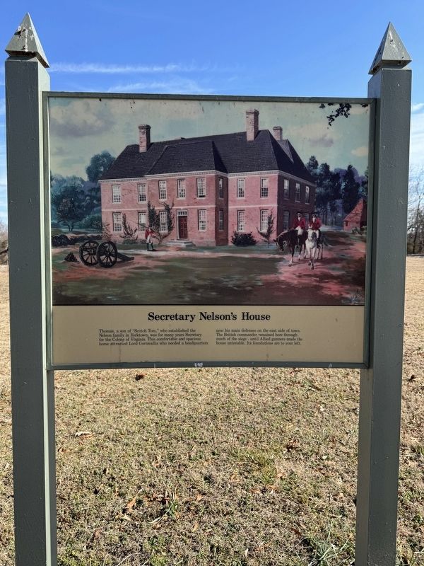 Secretary Nelson’s House Marker. Click for full size. Secretary Nelson’s House Marker image. Click for full size.