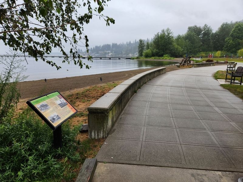 Juanita Beach Park: The Beginning Marker image. Click for full size.