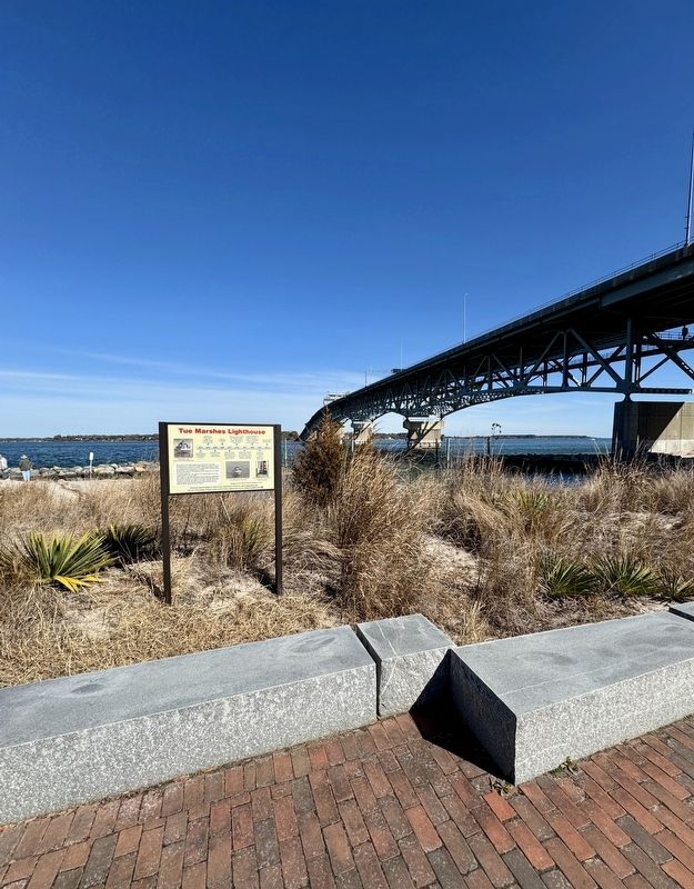 Tue Marshes Lighthouse Marker image. Click for full size.
