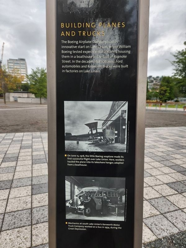 At Work on Lake Union Marker - Side 3. Click for full size. At Work on Lake Union Marker - Side 3 image. Click for full size.