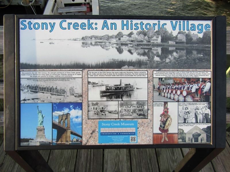 Stony Creek: An Historic Village Marker. Click for full size. Stony Creek: An Historic Village Marker image. Click for full size.