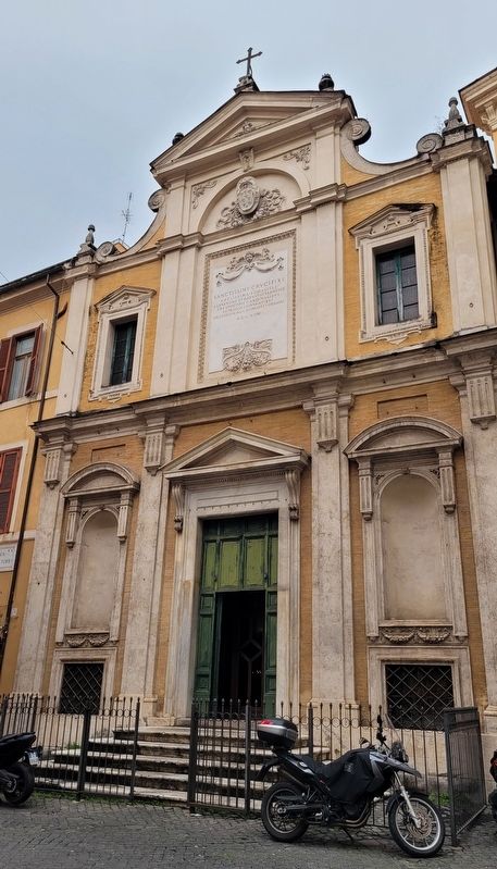 The front fa�ade of the Oratory of the Holy Crucifix image. Click for full size.