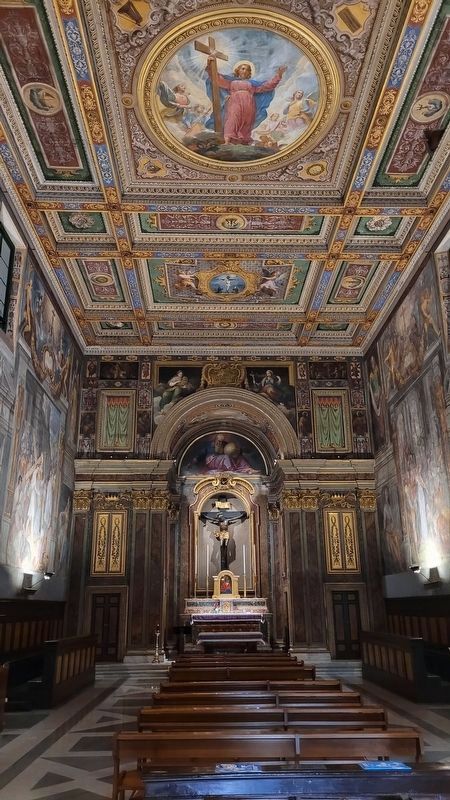 Interior view of the Oratory of the Holy Crucifix image. Click for full size.