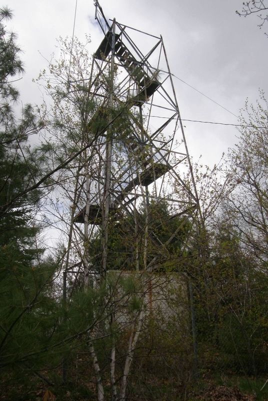 Mt. Agimenticus Fire Tower base. Click for full size. Mt. Agimenticus Fire Tower base image. Click for full size.