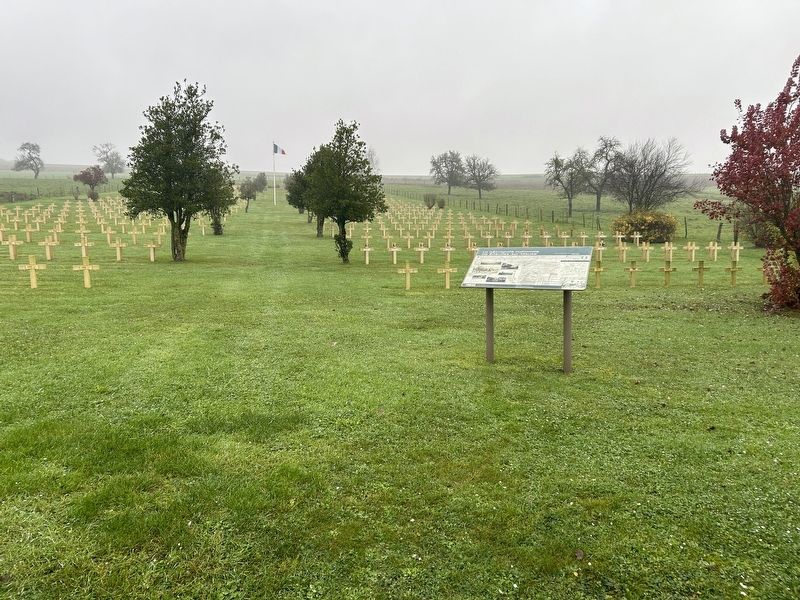 La nécropole nationale de Brieulles-sur-Meuse Marker. Click for full size. La nécropole nationale de Brieulles-sur-Meuse Marker image. Click for full size.