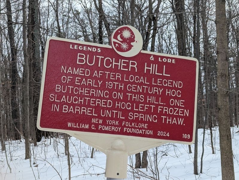 Butcher Hill Marker image. Click for full size.