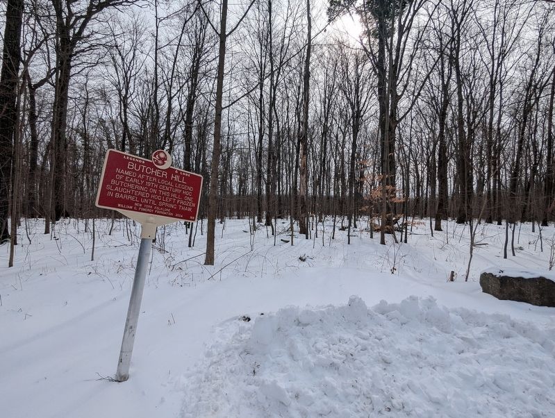 Butcher Hill Marker area image. Click for full size.