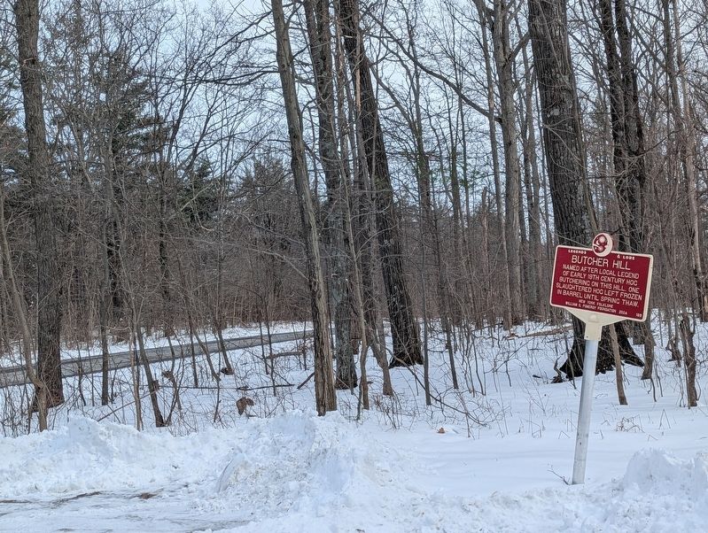 Butcher Hill Marker area photo image. Click for full size.