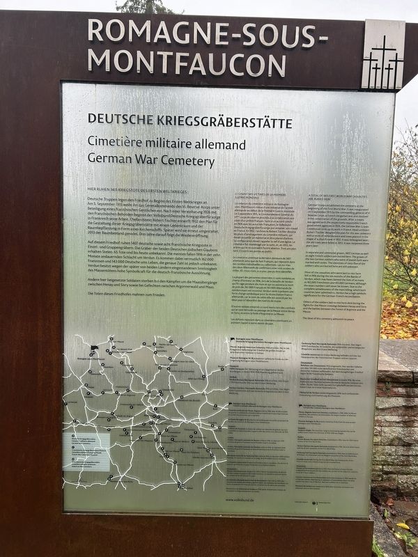 Romagne-Sous- Montfaucon Marker image. Click for full size.