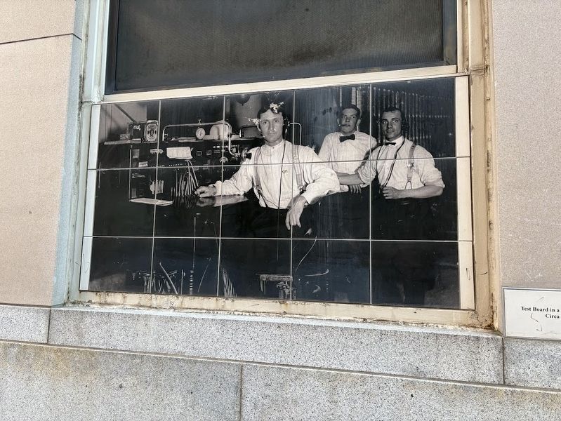 1905 Test Board photo and marker. Click for full size. 1905 Test Board photo and marker image. Click for full size.