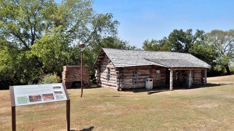 The Log Cabin Marker image. Click for full size.