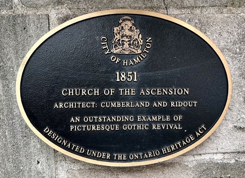 Church of the Ascension Marker image. Click for full size.