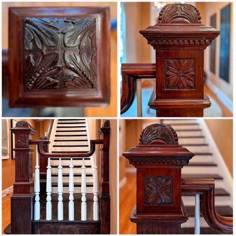 Architectural Features of the Historic Staircase image. Click for full size.