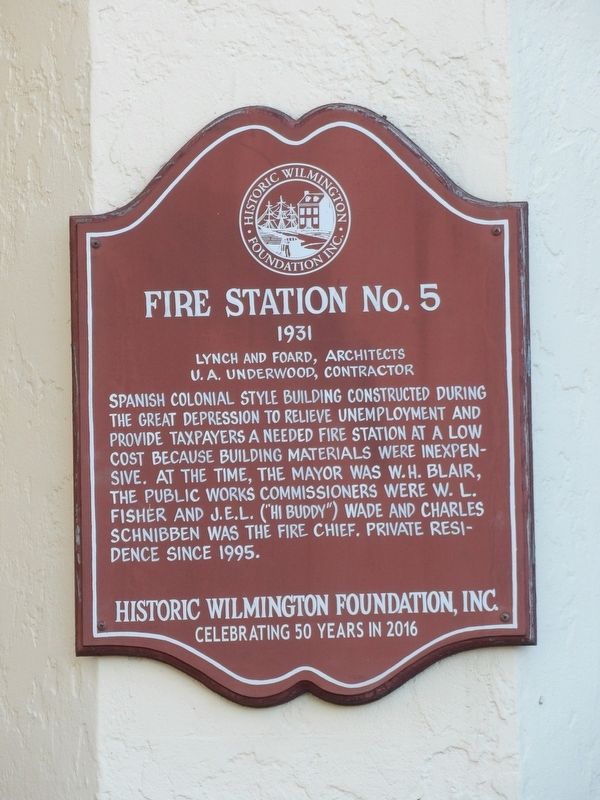 Fire Station No. 5 Marker. Click for full size. Fire Station No. 5 Marker image. Click for full size.