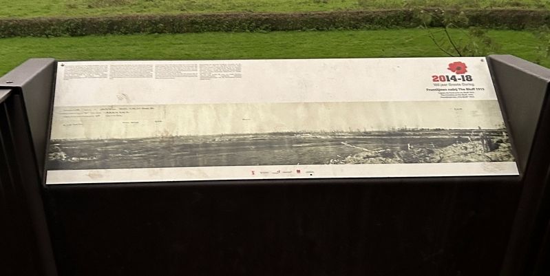 The Frontline at the Bluff, 1915 Marker image. Click for full size.