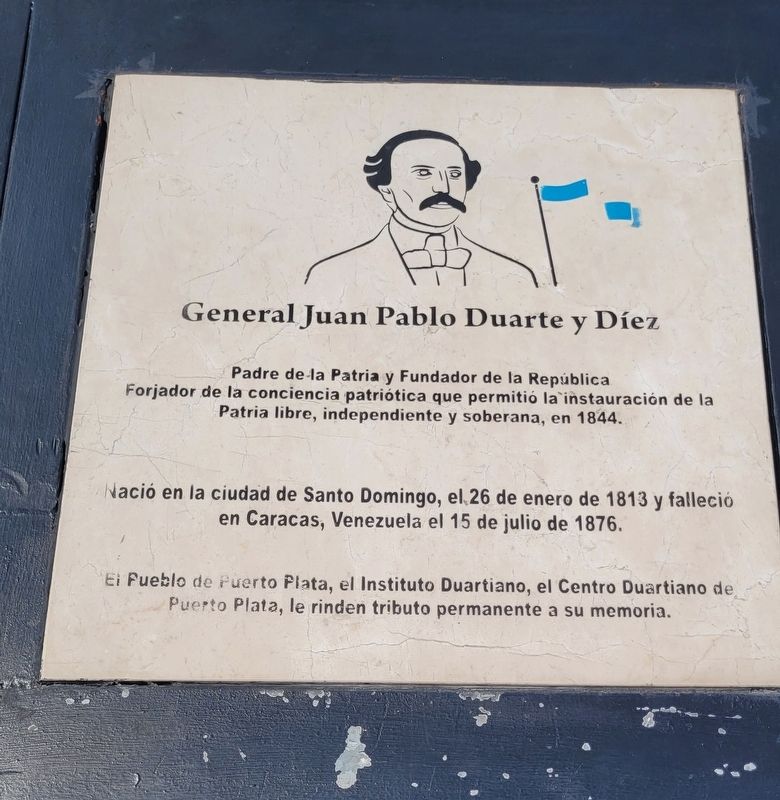 General Juan Pablo Duarte y D�ez Marker image. Click for full size.
